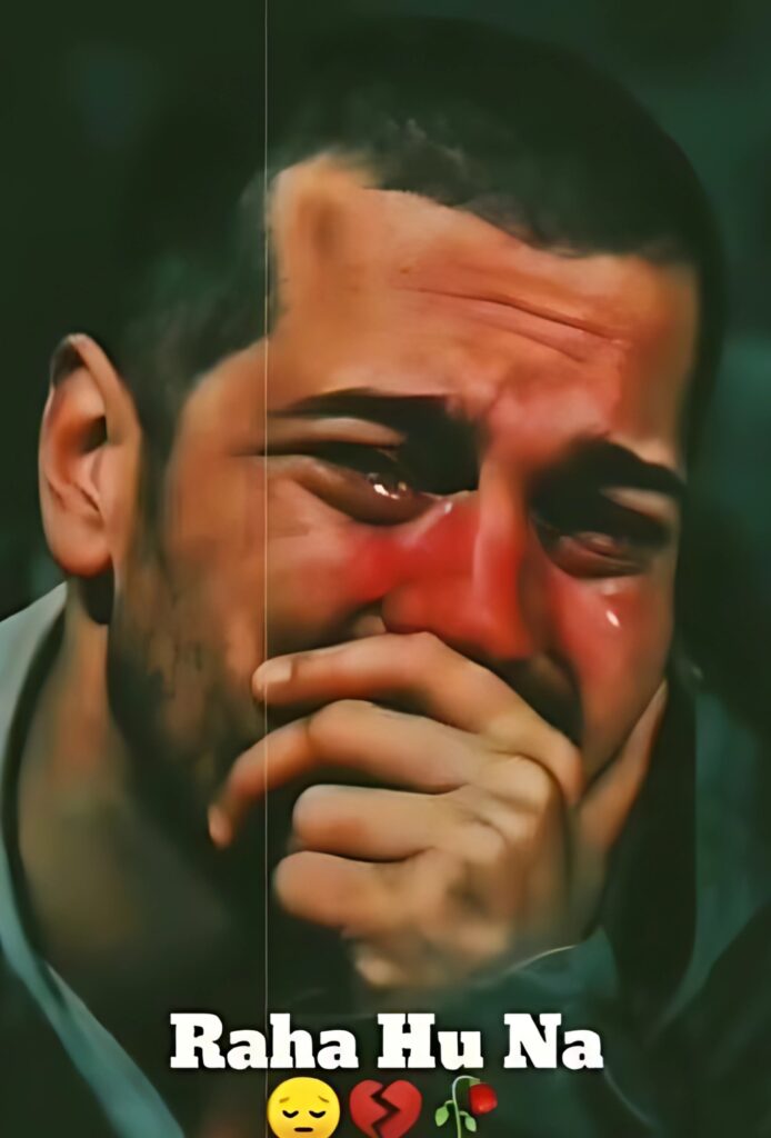 Heartbroken boy crying with emotional expression – Sad Broken Heart HD Image for Instagram and WhatsApp